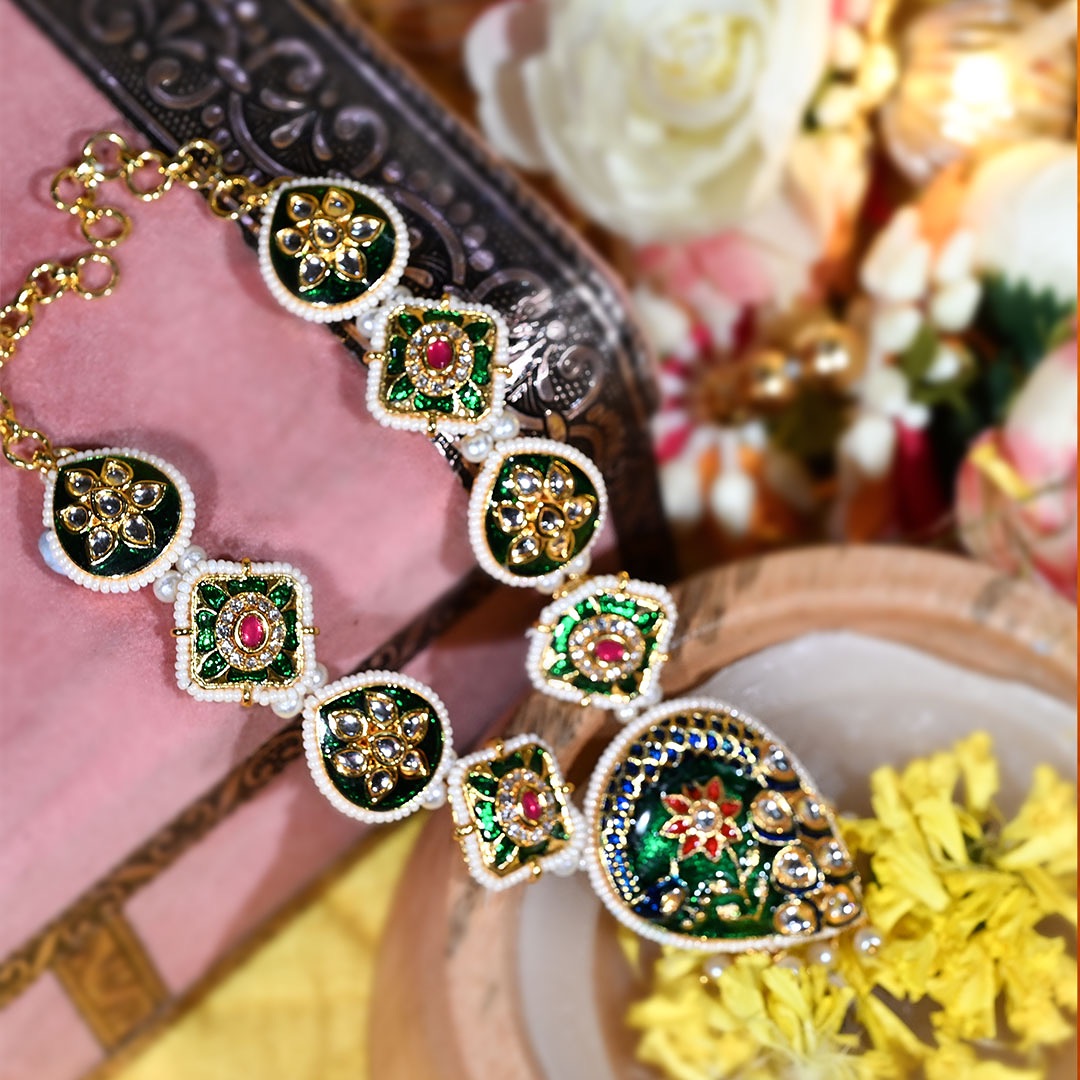 Diwali Jewellery Set, a jewellery piece.