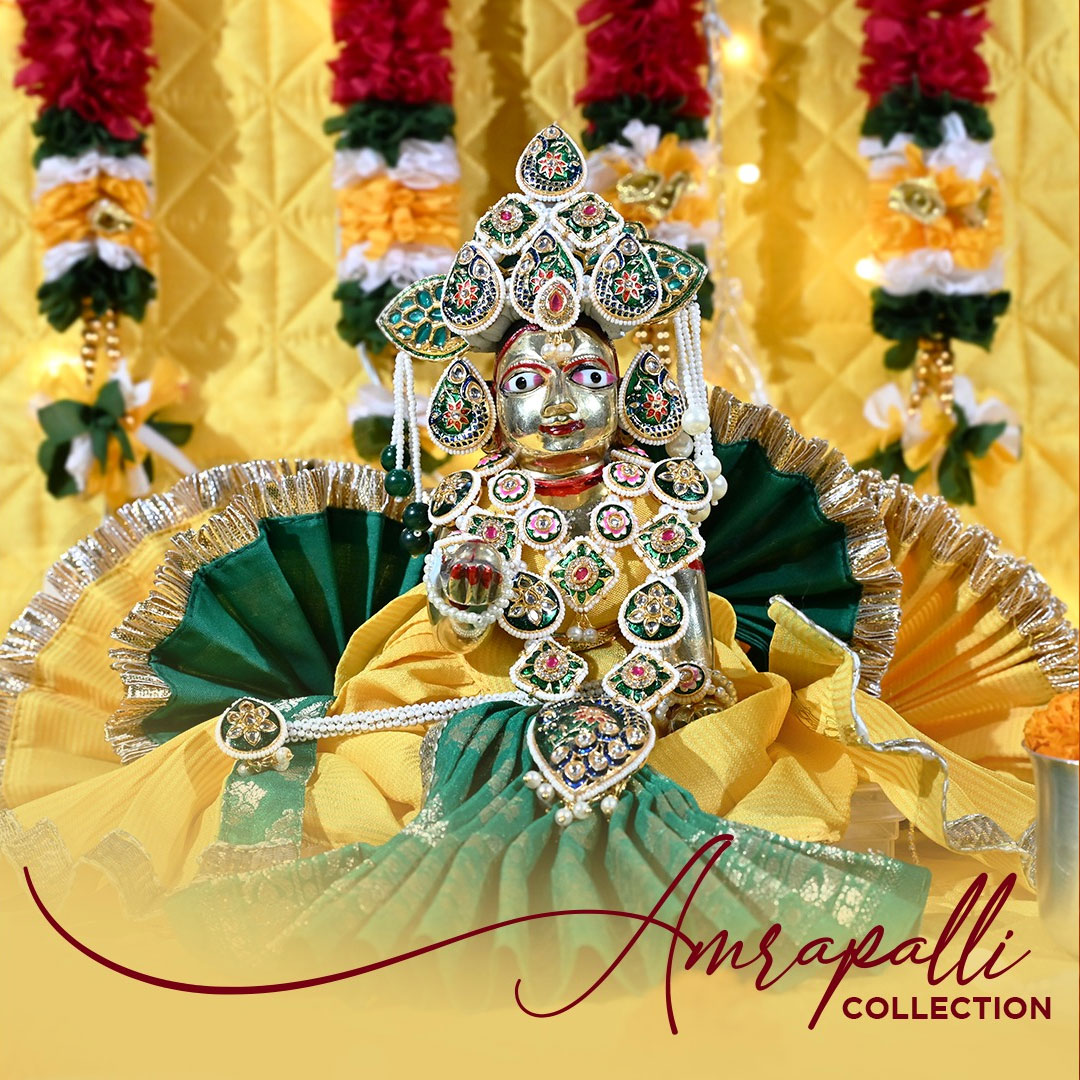 Diwali Deity Shringar, a poshak & shringar piece.