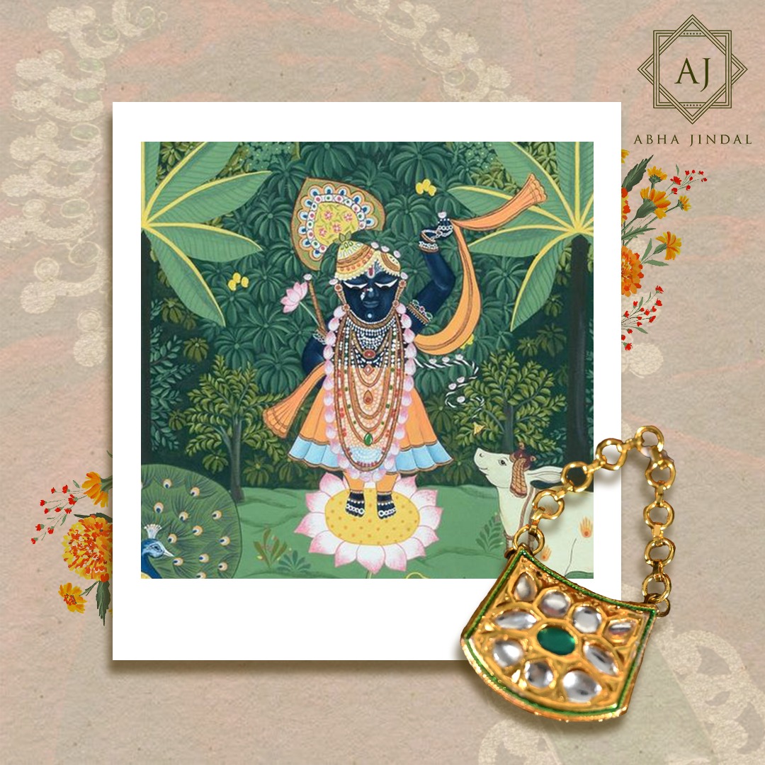 Emerald Mukut Adornment, a mukut & head adornments piece.