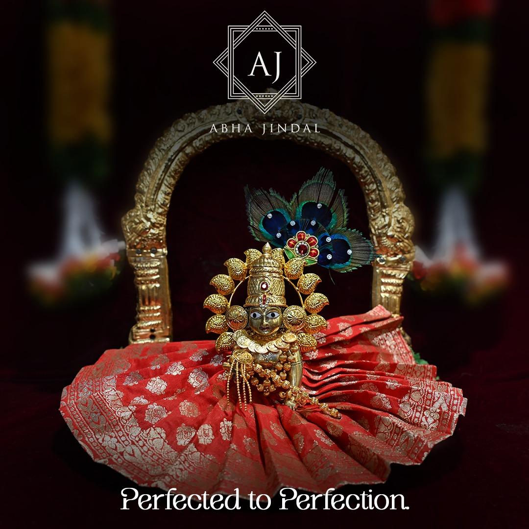 South Indian Divine Shringar, a poshak & shringar piece.