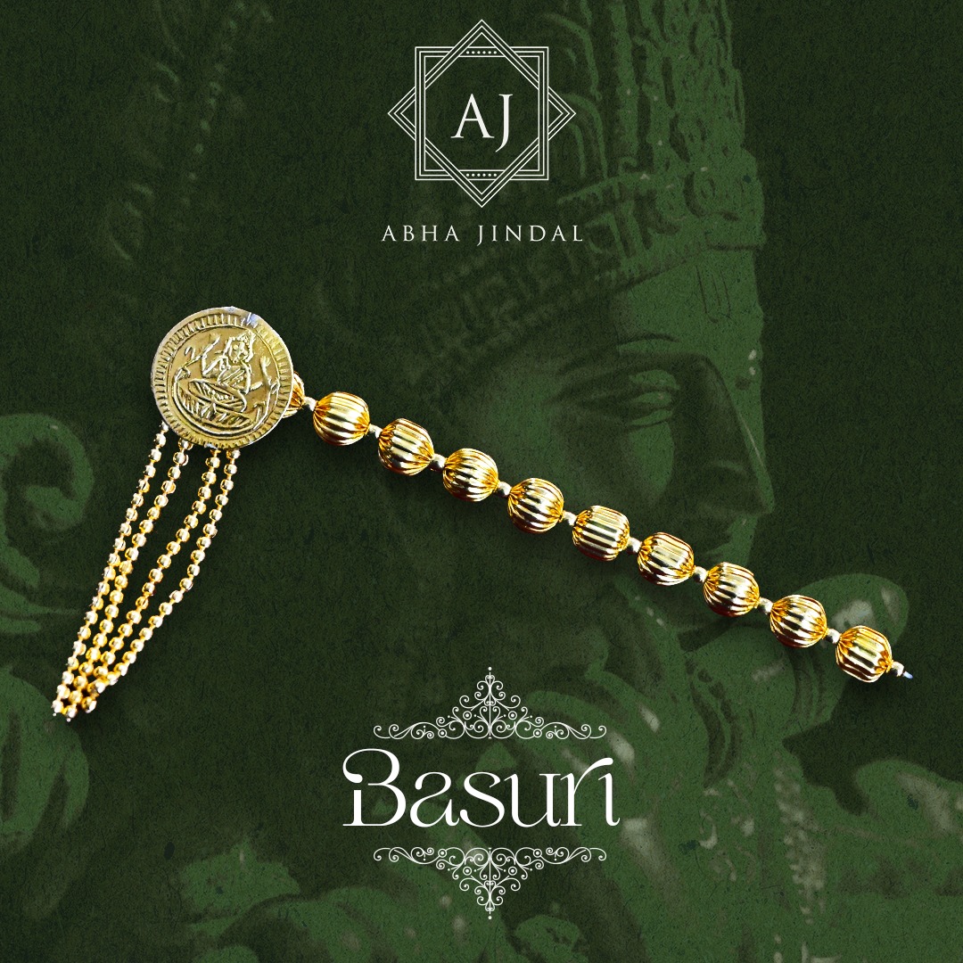 Gold Basuri Adornment, a divine accessories piece.