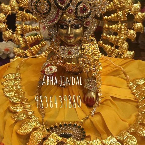 Goddess Poshak and Shringar, a poshak & shringar piece associated in the caption with Laddu Gopal.